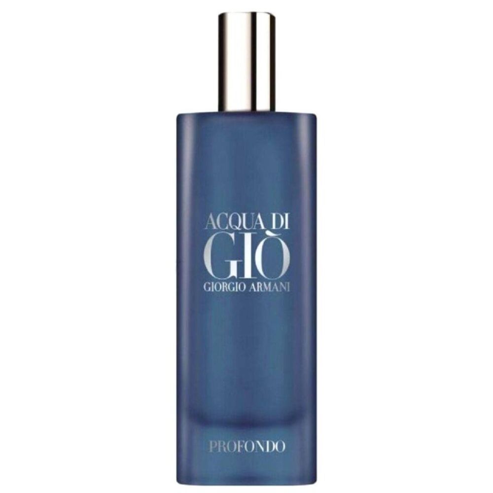 Armani Acqua Di Gio Profondo Eau de Parfum Refillable Spray for Men 0.5 oz - New